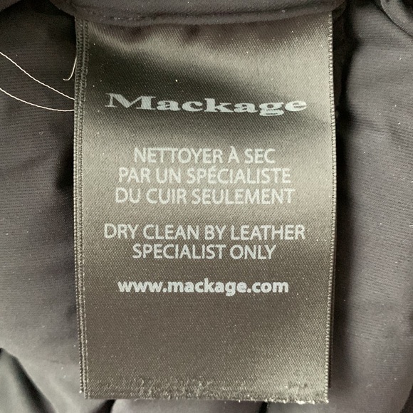 Mackage Ribbed Black Hooded Jacket - Picture 13 of 16